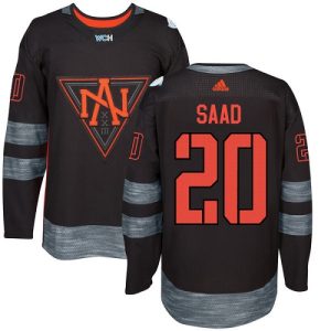 Herren Team North America #20 Brandon Saad Authentic Schwarz Auswärts 2016 World Cup